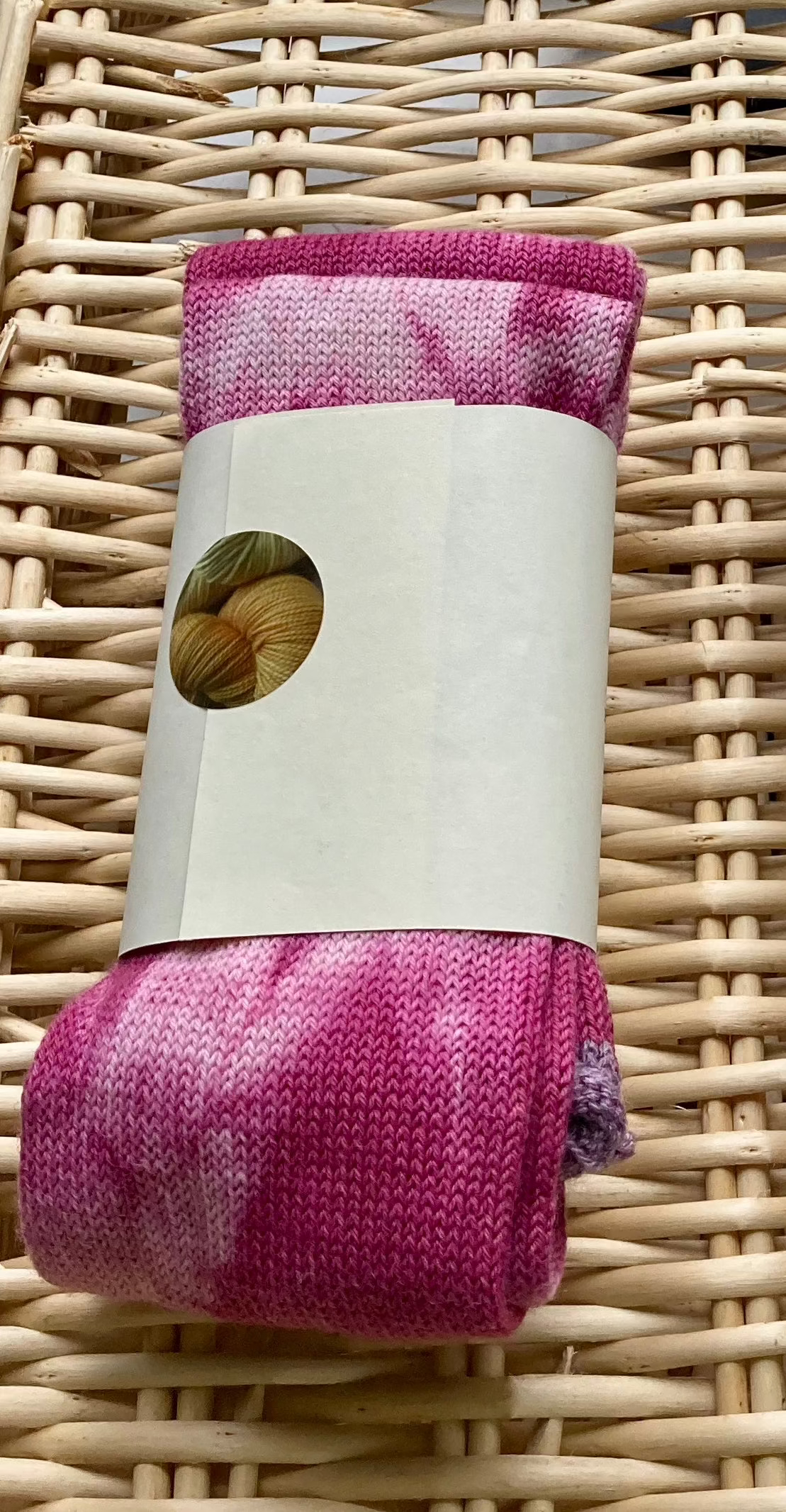 Cerise - Sock tube and 2 mini skein set