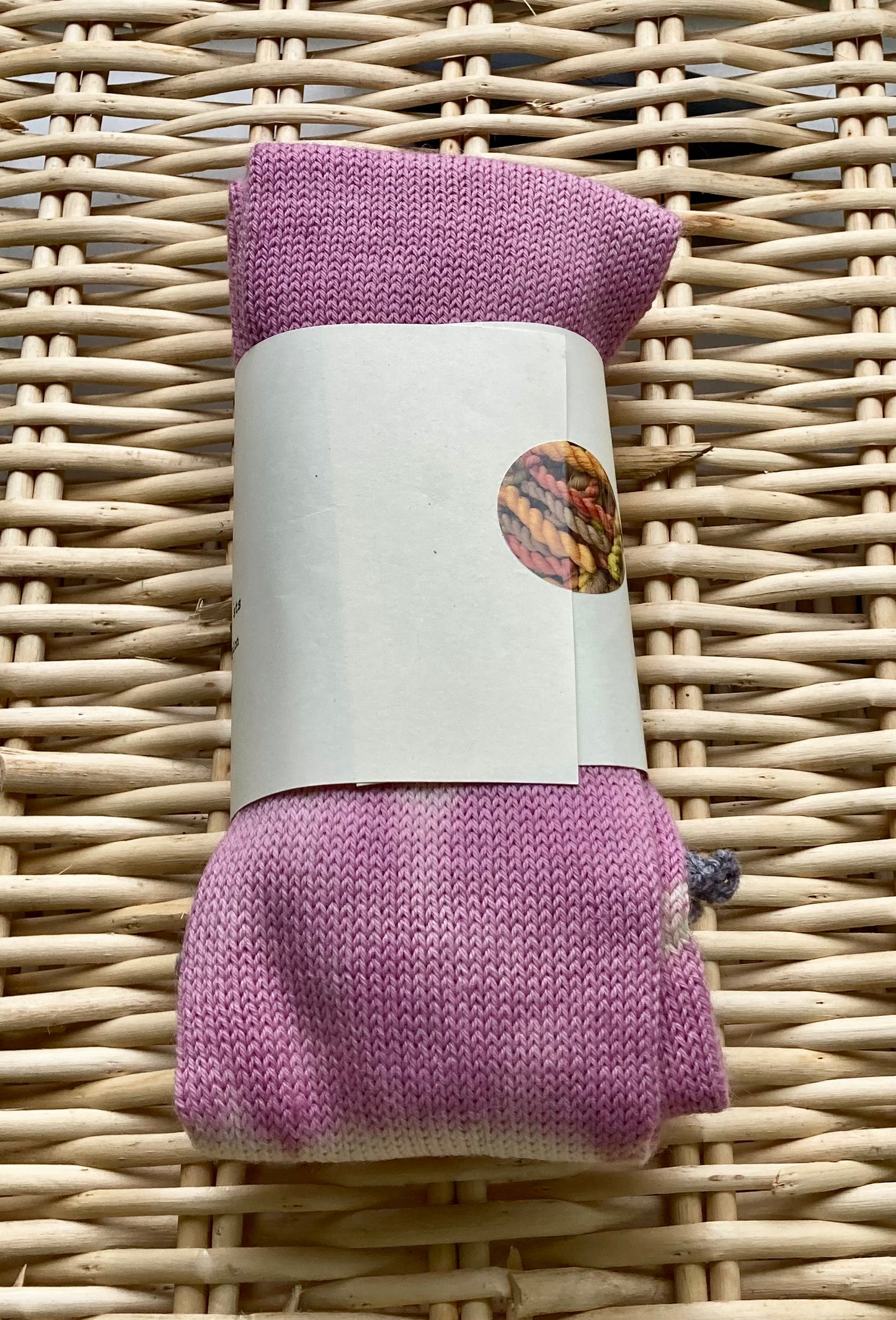 Pink - Sock tube and 2 mini skein set