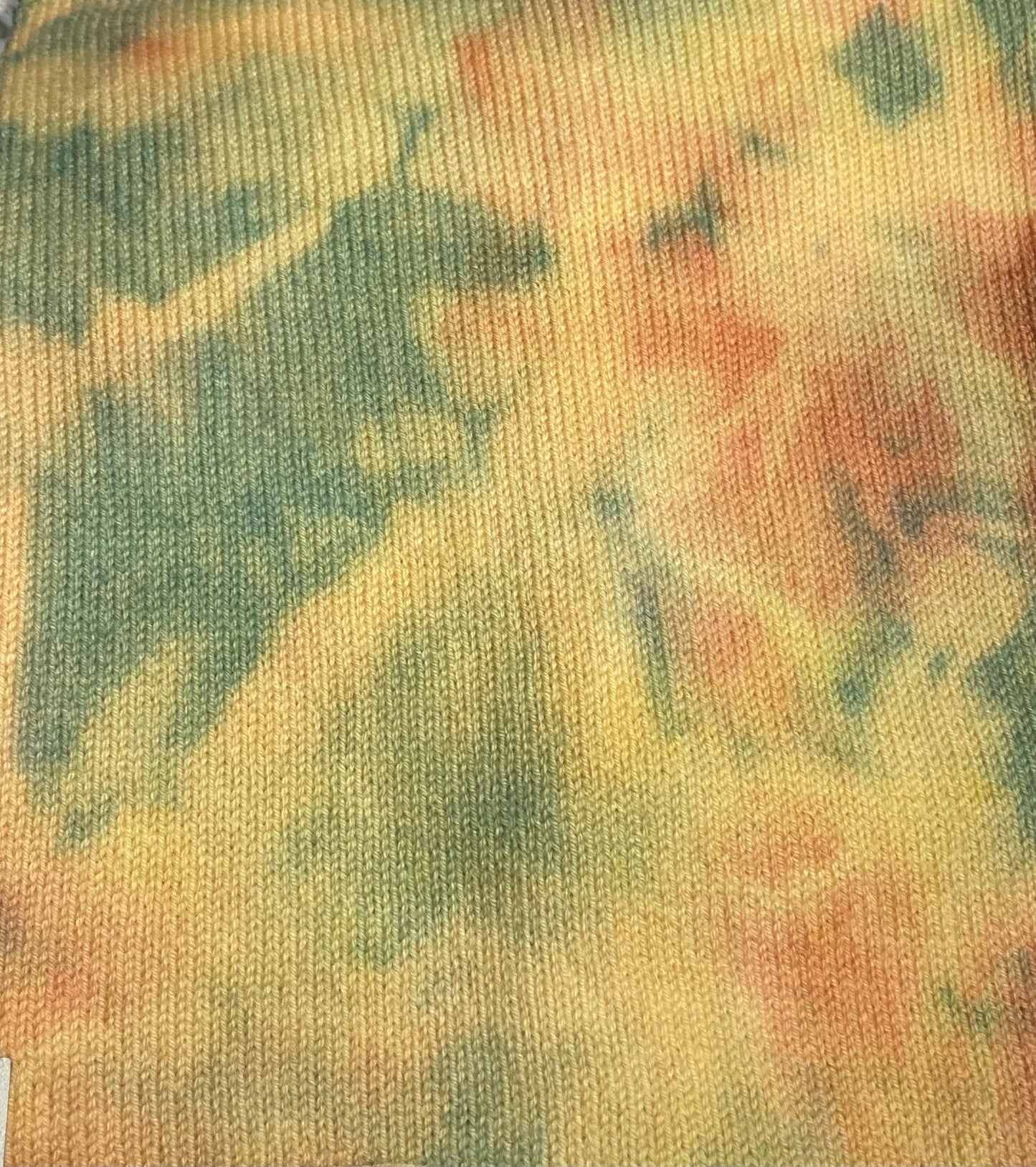 Autumn Tie dyed Merino Cowl