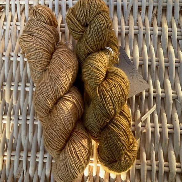 Ginger Bluefaced Leicester High Twist Sock yarn