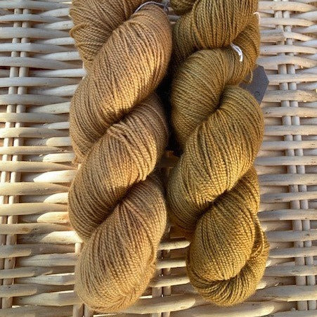 Cinnamon Bluefaced Leicester High Twist Sock yarn