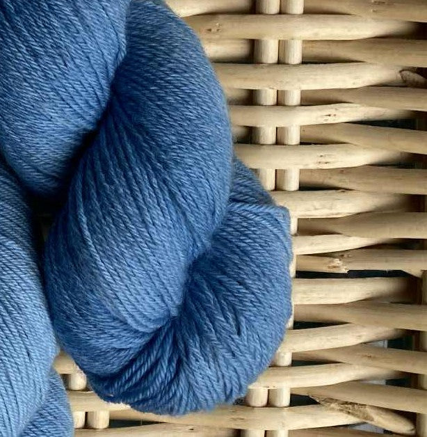 Fresh Woad - Organic Merino 4ply non superwash