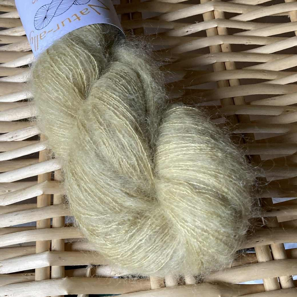 Lime - Mohair-silk Fluff Lace