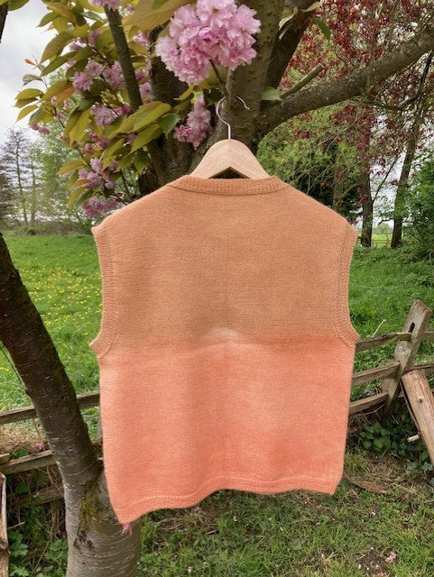 Jo - Dip-dyed Knitted Vest Top