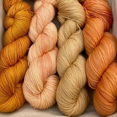 Caramel - Merino - nylon sock yarn