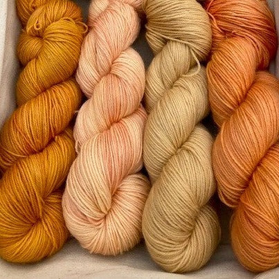 Mango - Merino - nylon sock yarn