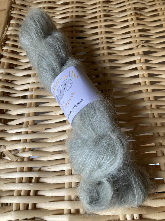 Avocado - Mohair-silk Fluff Lace