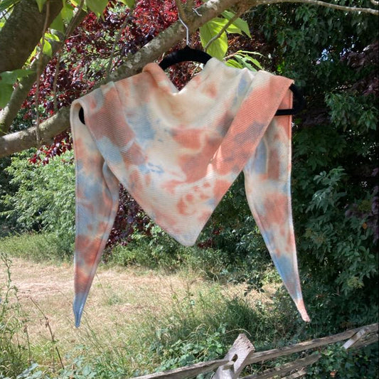 Shawl -Madder, Weld & Woad
