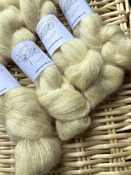Buttercup - Mohair-silk Fluff Lace