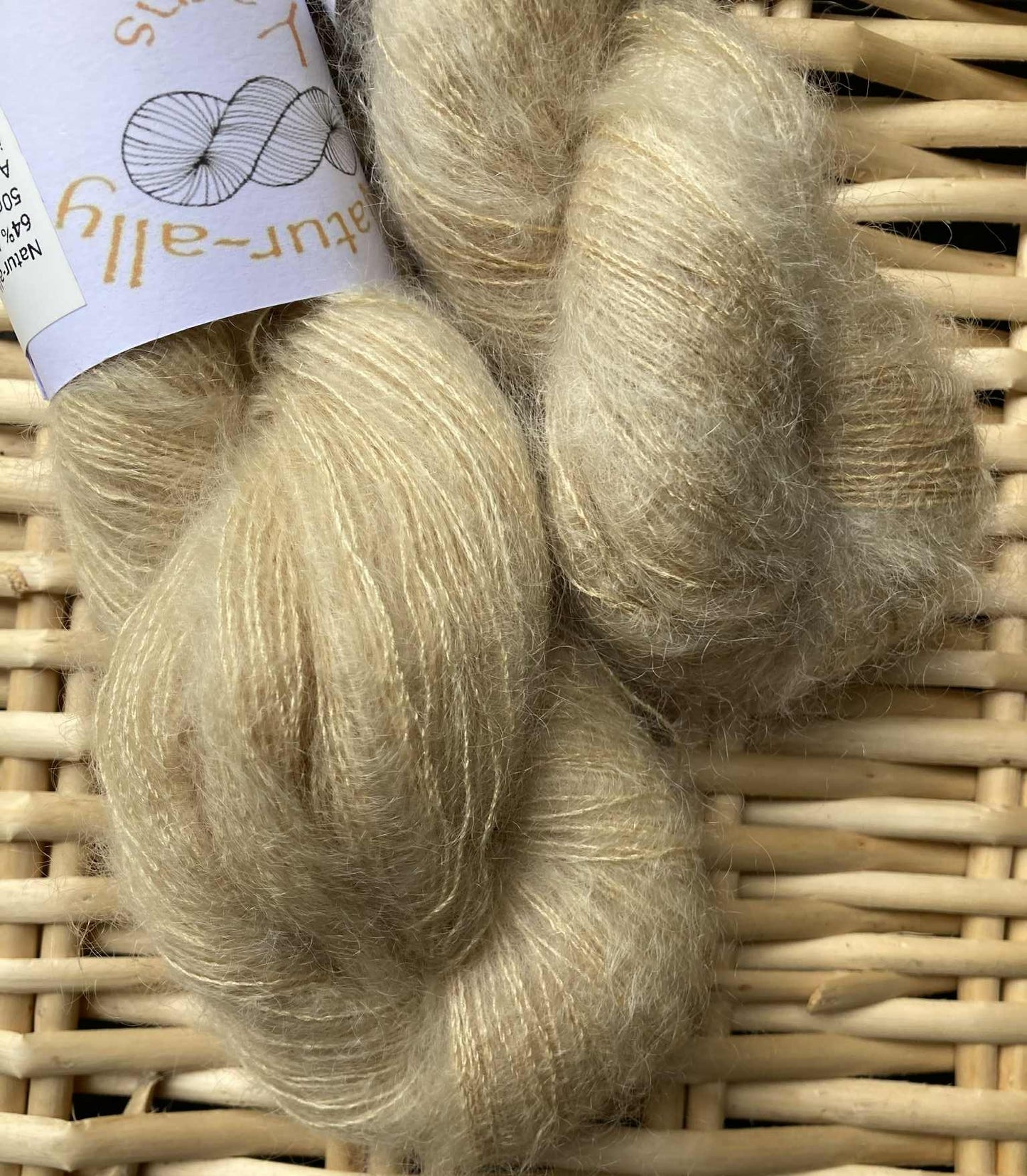 Champagne - Mohair-silk Fluff Lace