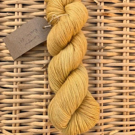 Mustard Bluefaced Leicester 4 ply Sock yarn