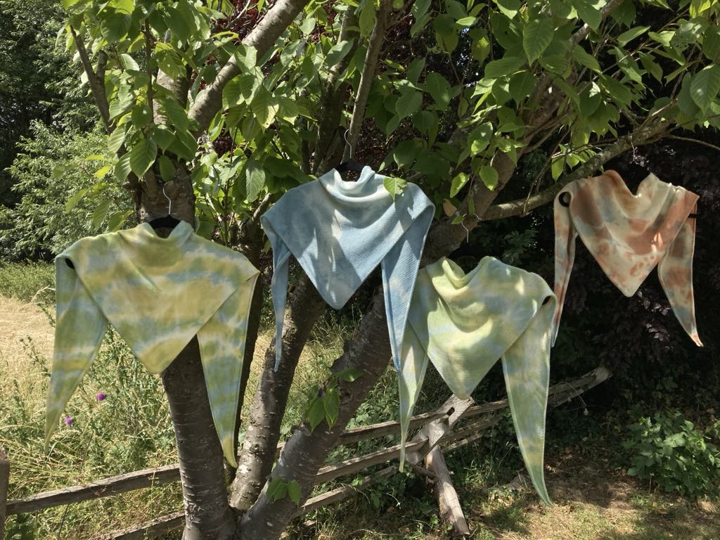 Shawl -Madder, Weld & Woad