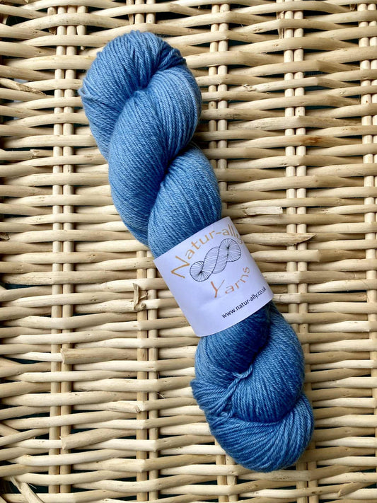 Fresh Woad - Organic Merino 4ply non superwash