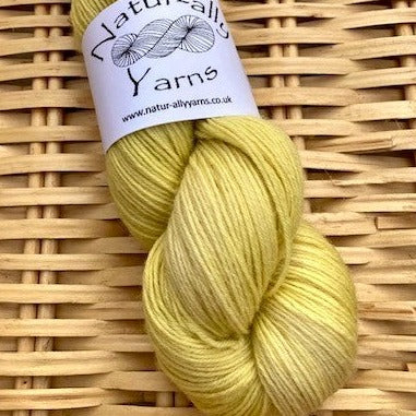 Lemon- Bluefaced Leicester 4 ply Sock yarn