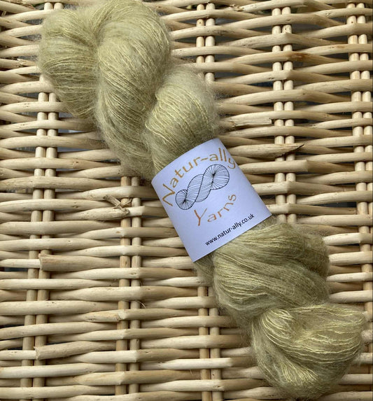 Lime - Mohair-silk Fluff Lace