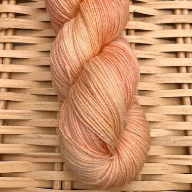 Peach - Merino - nylon sock yarn