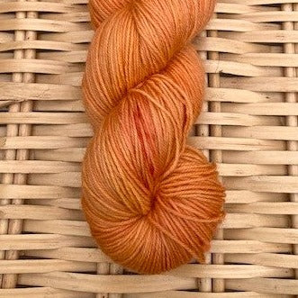 Tangerine - Merino - nylon sock yarn