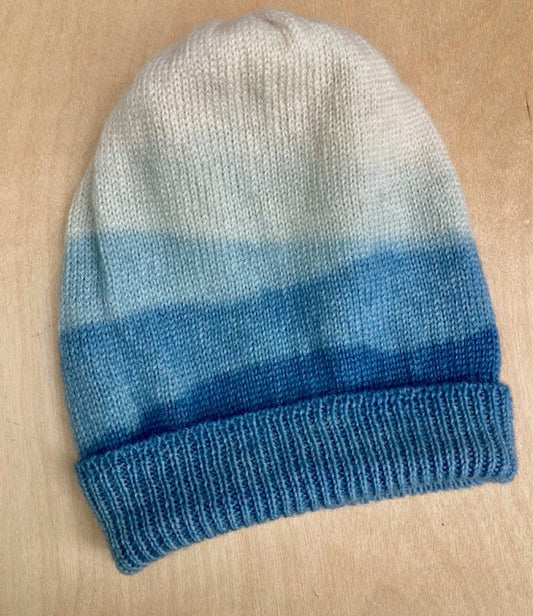 Indigo hat - dip dyed