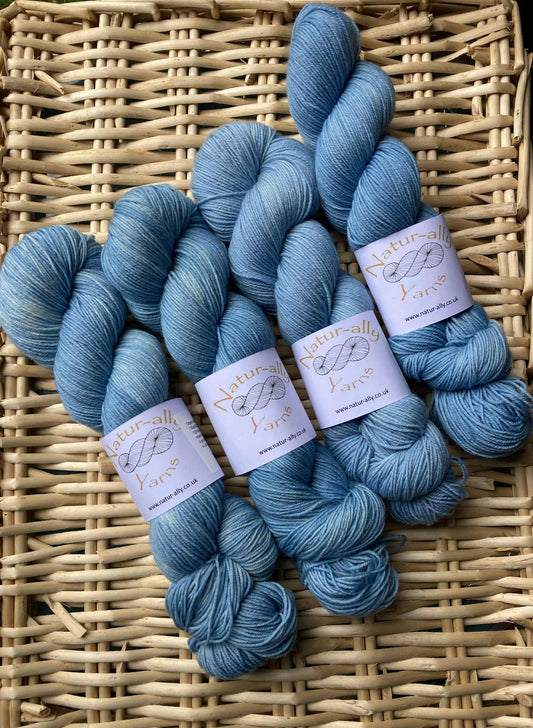 Woad - Organic Merino 4ply non superwash